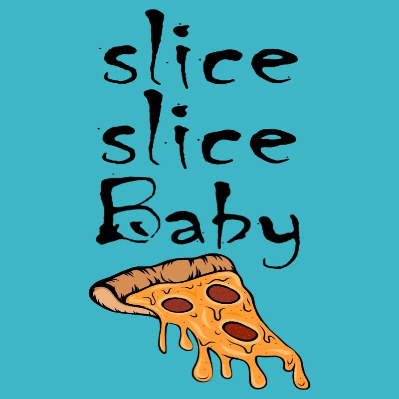 Tranche tranche de pizza pour bébé