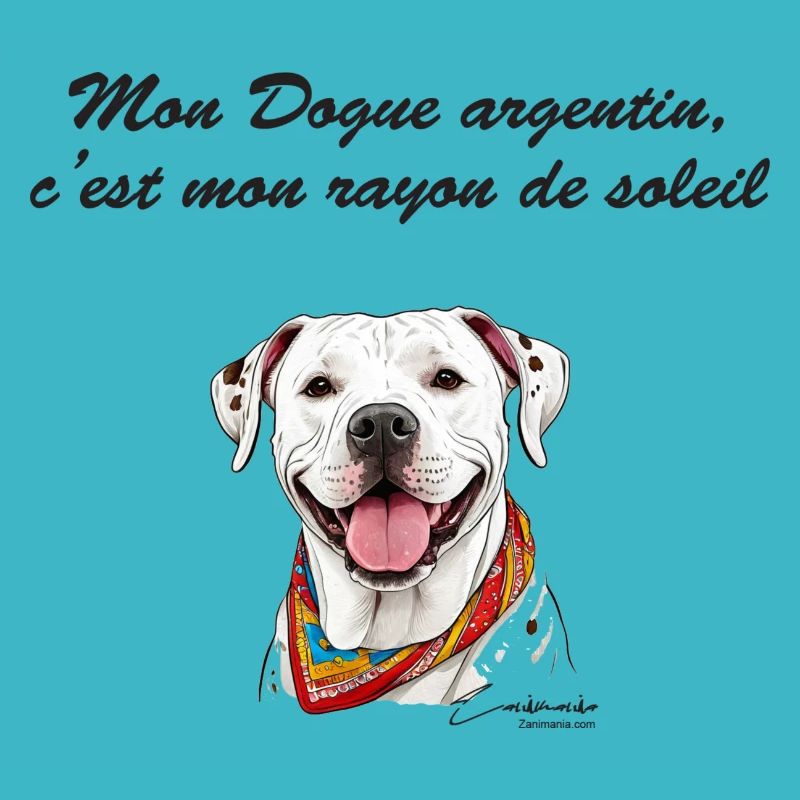 Dogue argentin rayon de soleil