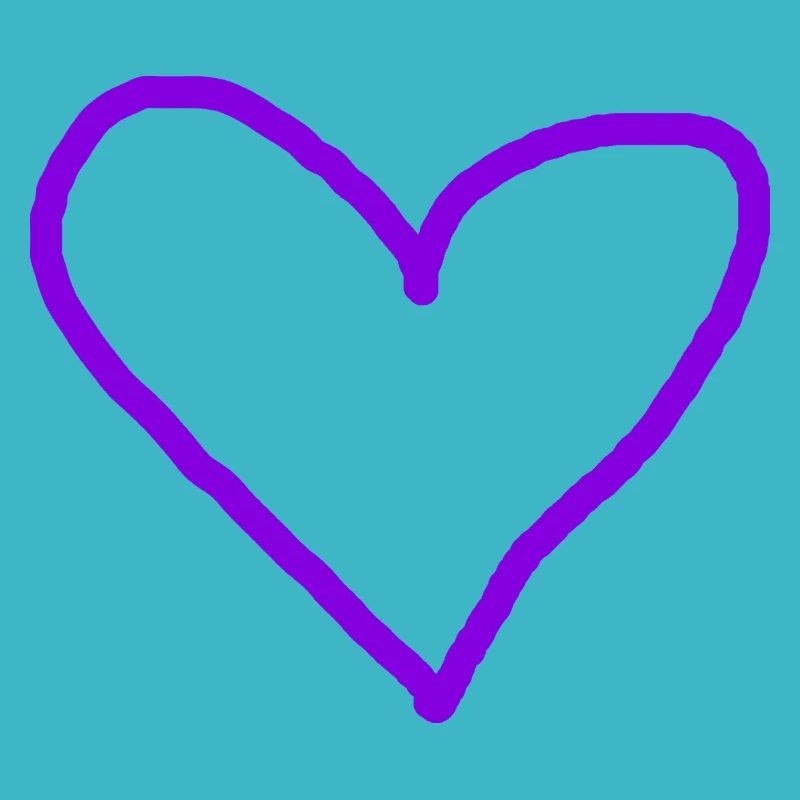 Herz lila Geschenkidee Herzchen violett
