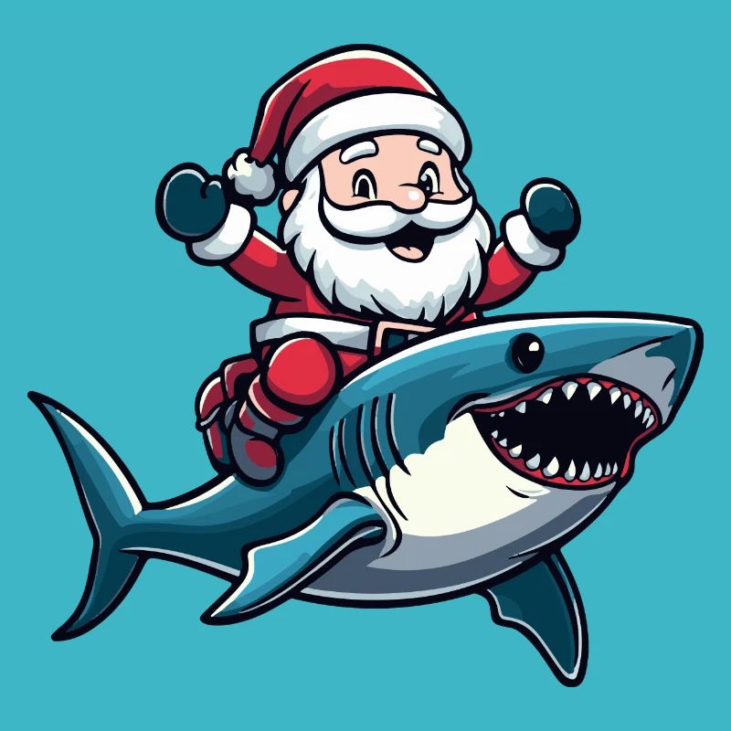 Requin Père Noël