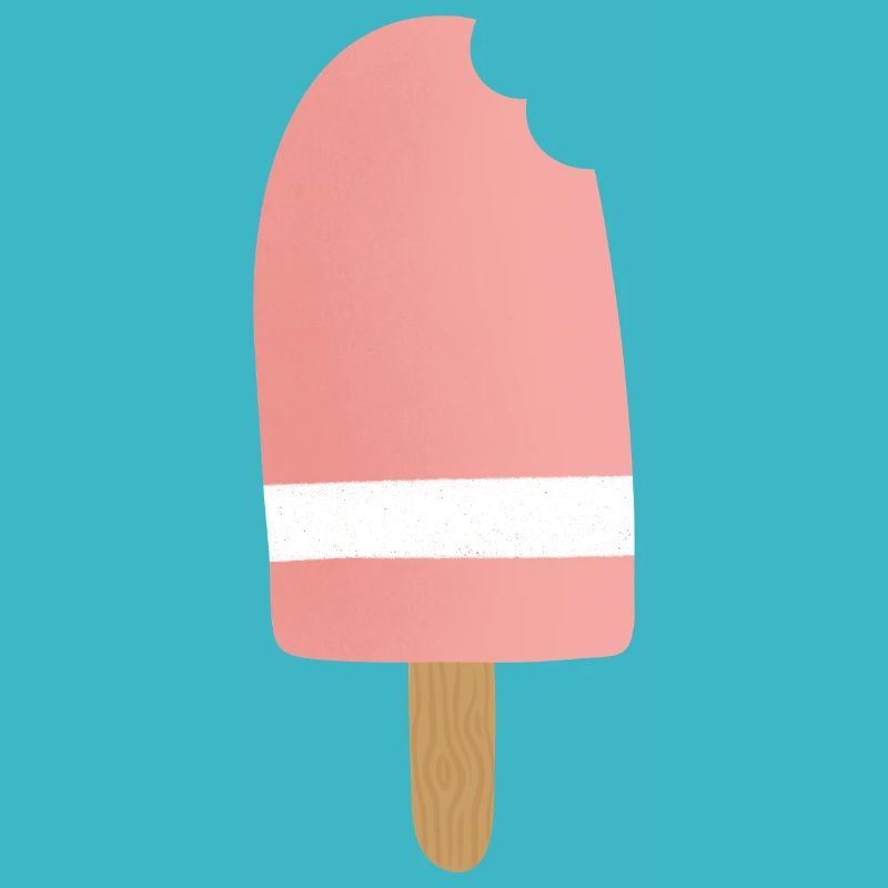 Gradient Pink Popsicle Bite
