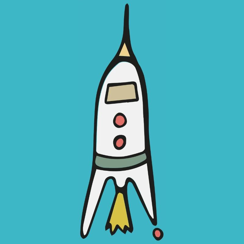 Lancement de fusée spatiale