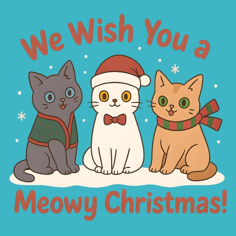 Mignons chats de Noël – Noël Miaou