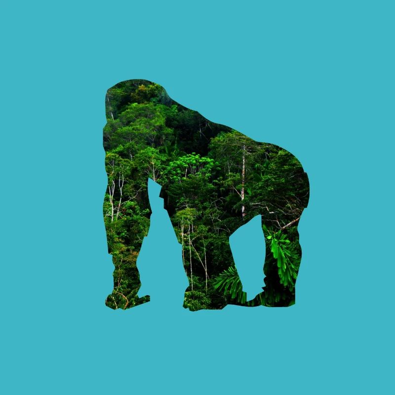 Affe Tier Dschungel Rettet den Regenwald Geschenk