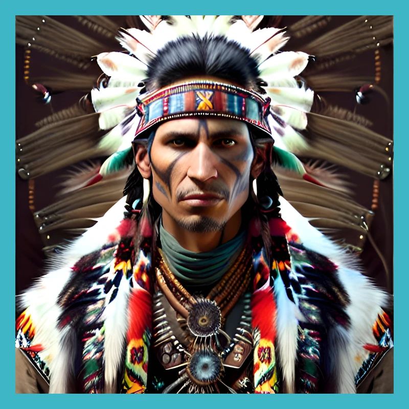 Chef de tribu amérindienne