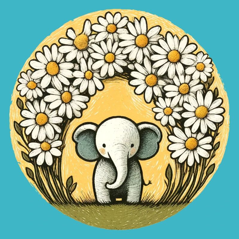 L’éléphant dans l’anneau des marguerites