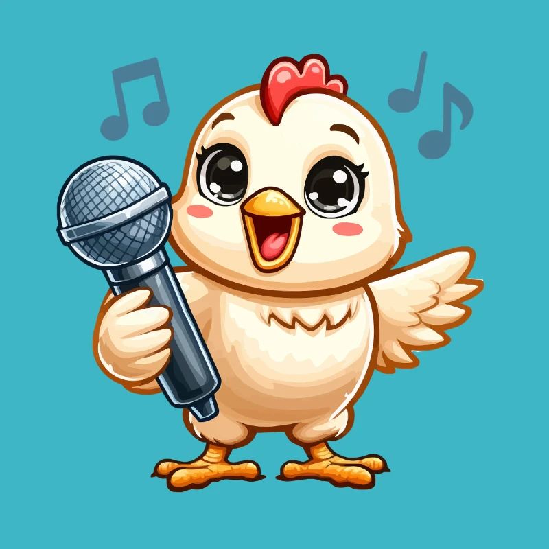 Chick Karaoke with Microphone