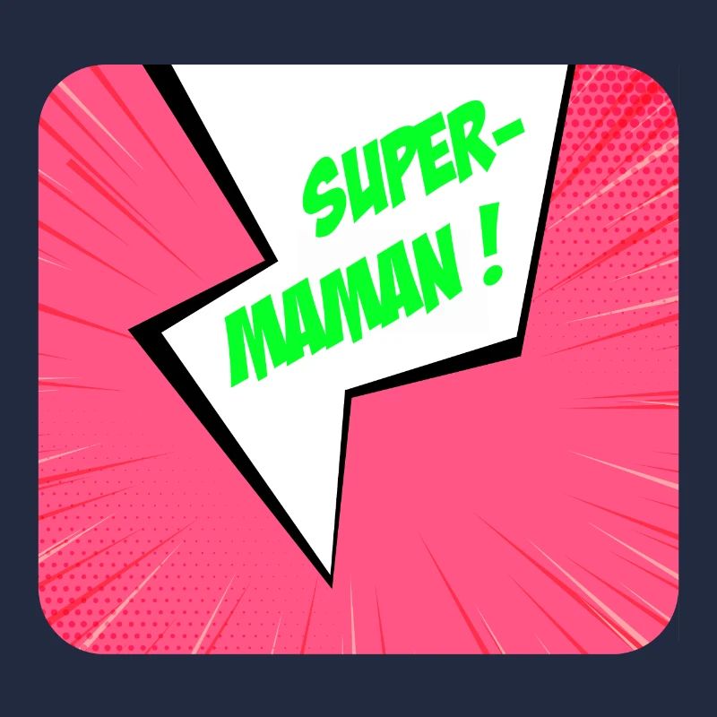 Supermom, Superheldin. Beste Mama. Comicbuch.