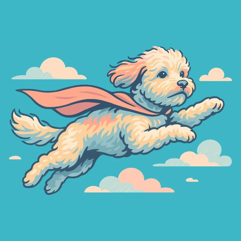 Super Hund Havapoo Cape Umhang Geschenk