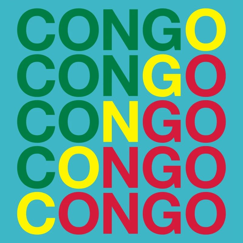 CONGO Flagge Kongo