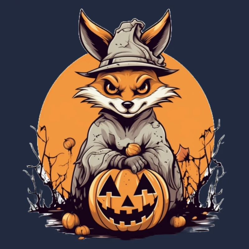 Grim Fox in the Witch's Forest