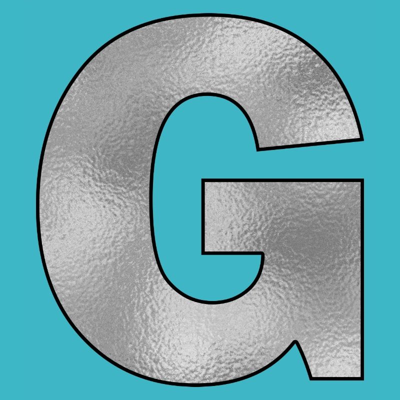 Buchstabe G Silber