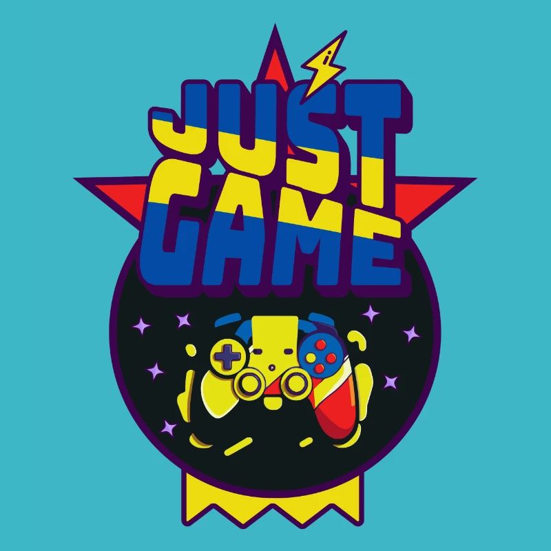 Just Game Controller Video Spiel Geschenk Zocker