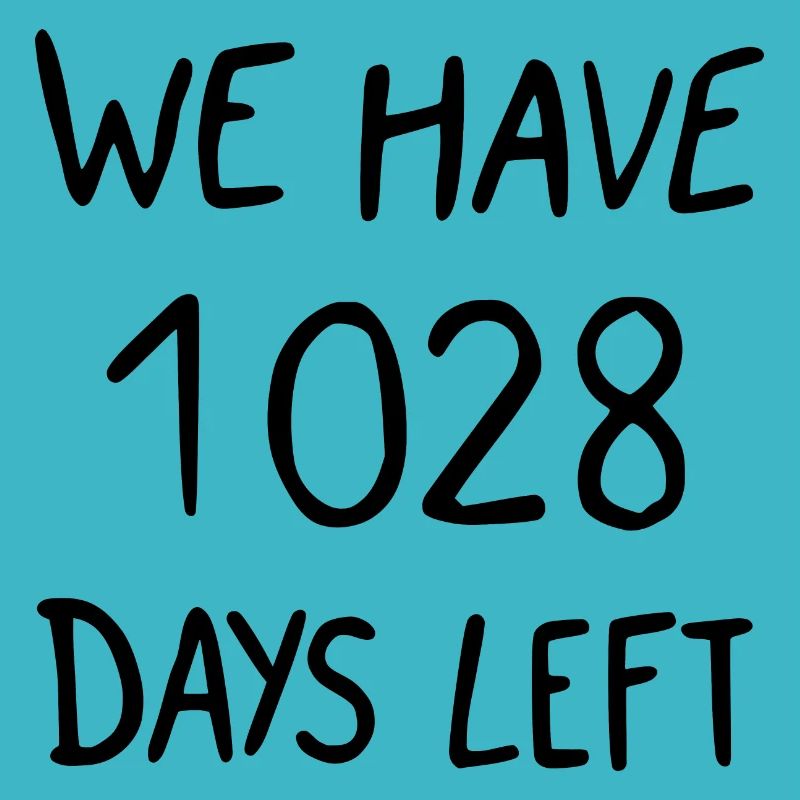 we have 1028 days left