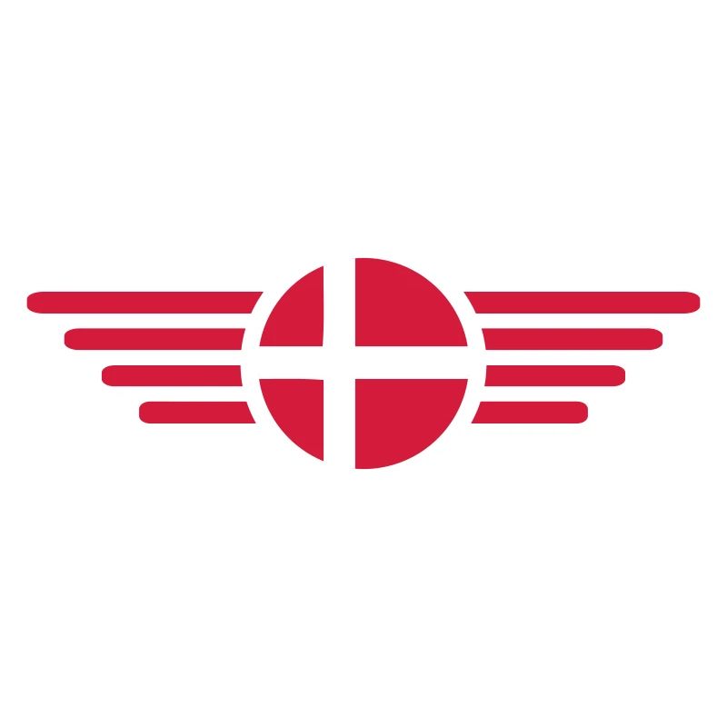J’aime le Danemark, T-shirt design de style élégance