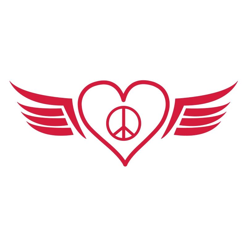 Heart Wings Peace