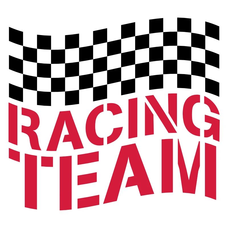 Conception de drapeau Racing Team
