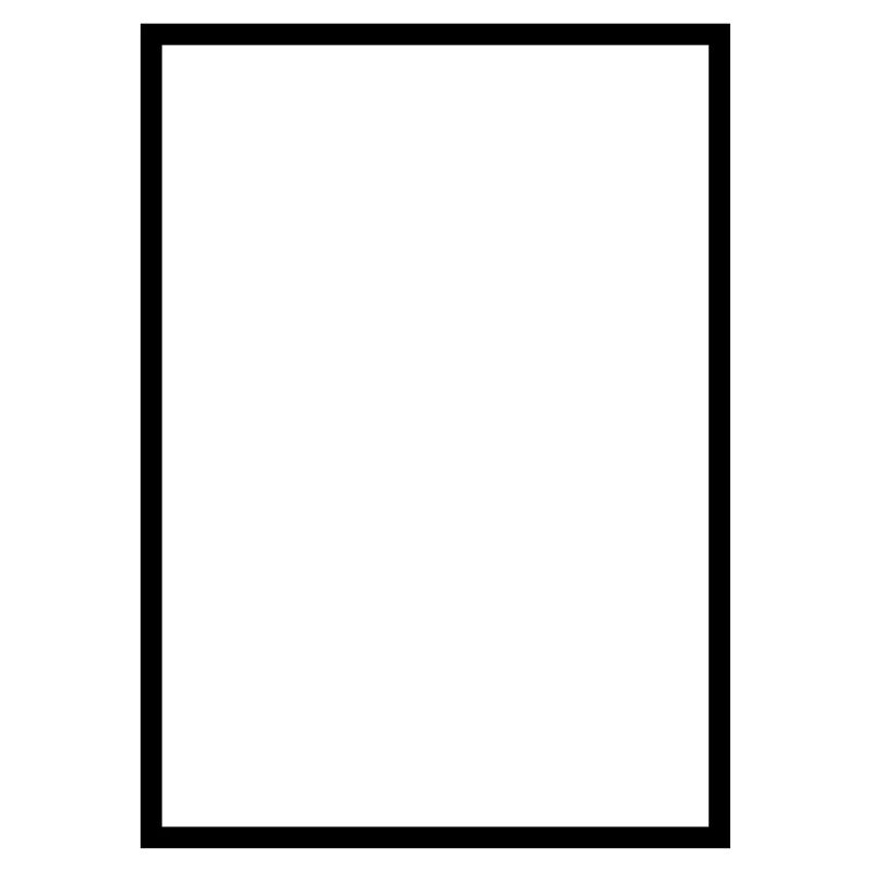 Mathématiques - icône rectangle