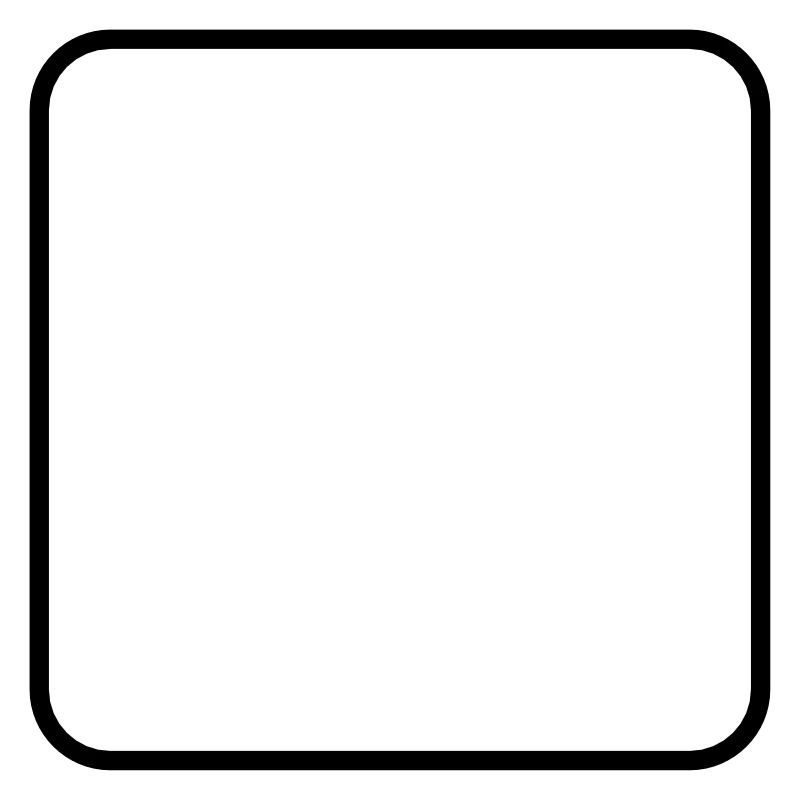 Mathematik Symbol - Quadrat