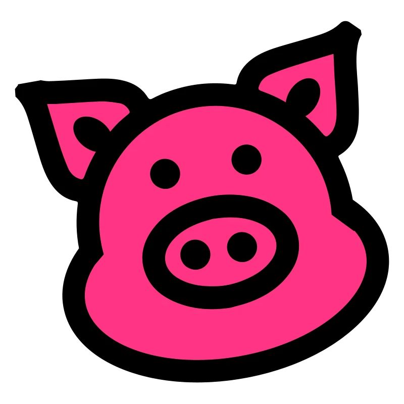 Cochon Animal Rose