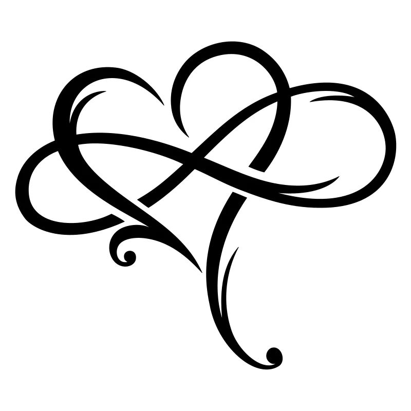 Infinity Sign Infinite Love Unendliche Liebe Herz