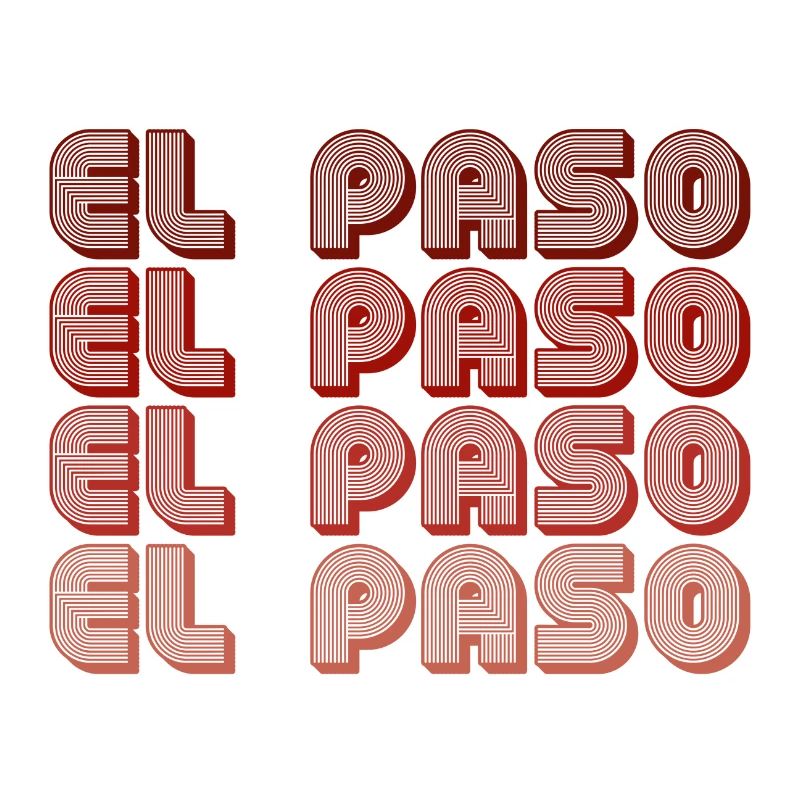 El Paso Block Letters Grid