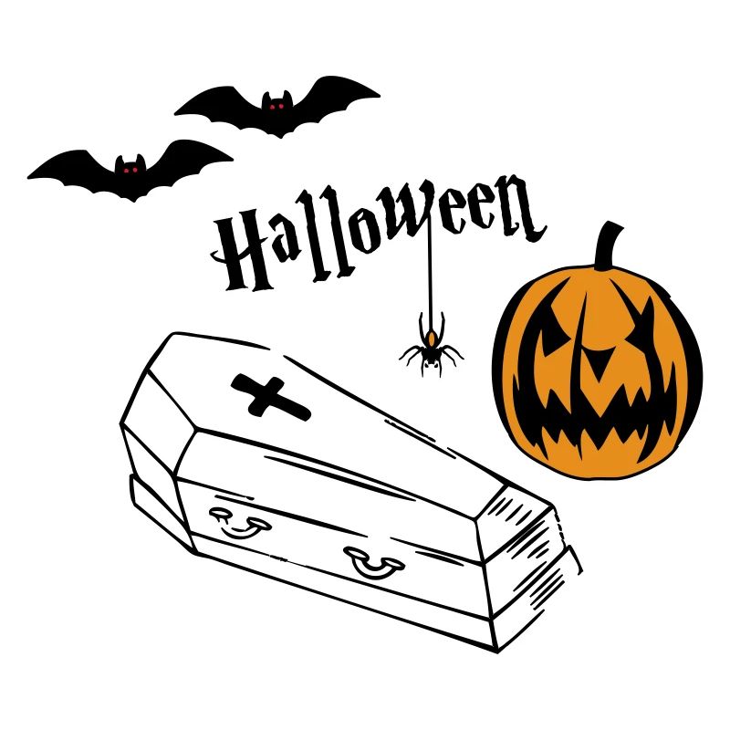 Silhouette de citrouille d’Halloween