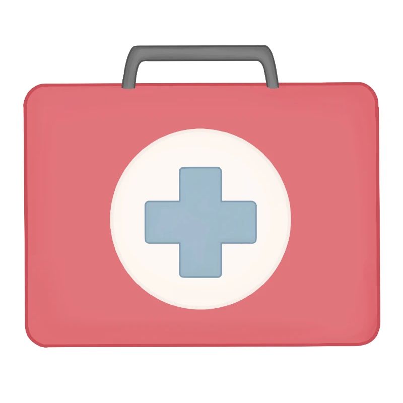 Design de l’icône de premiers secours rouge