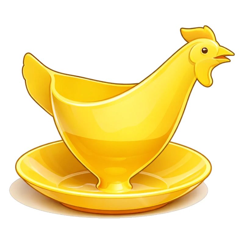 Yellow GDR egg cup, Ostalgie