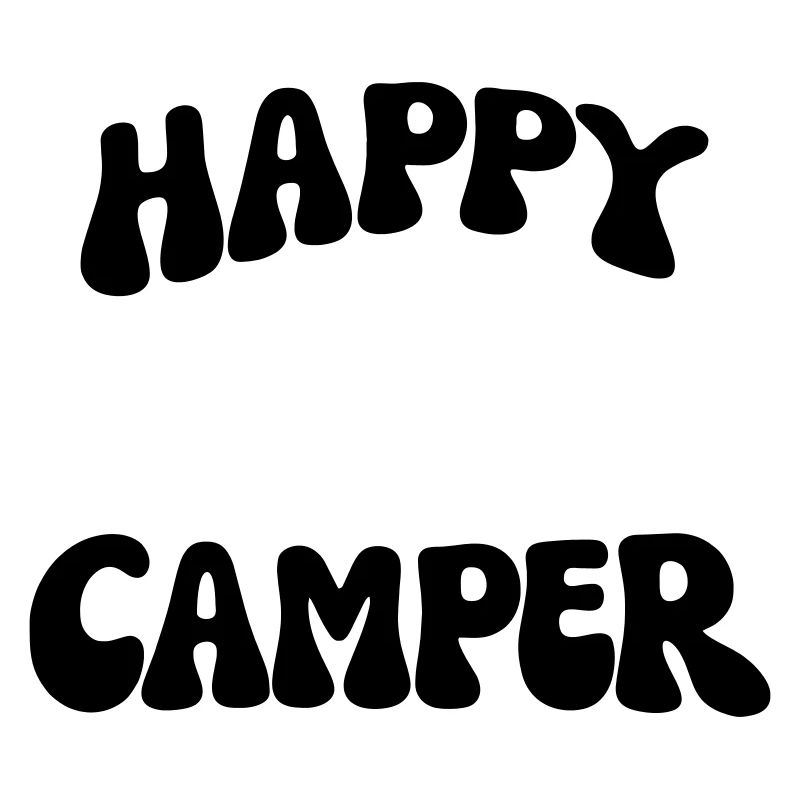 Campeur heureux