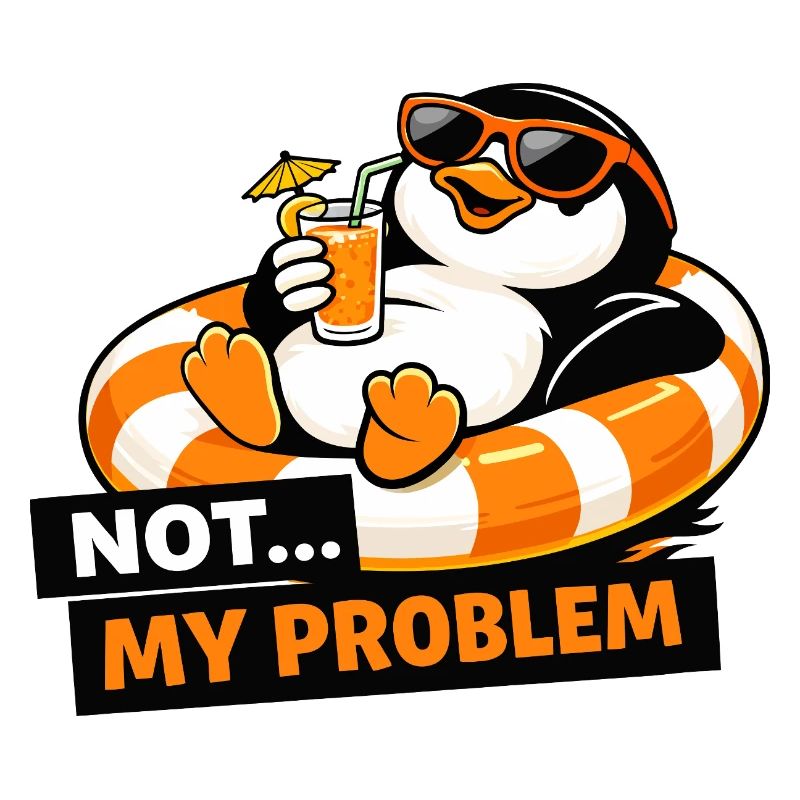 Not My Problem Penguin Chill
