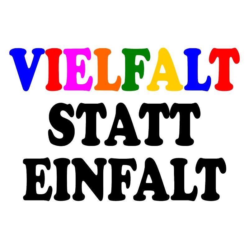 vielfalt statt einfalt