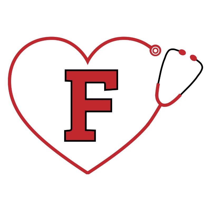 Letter f stethoscope