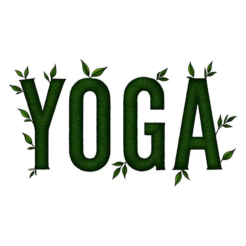 Yoga Vert Feuillage Texturé