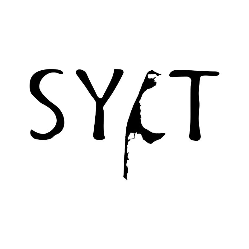 Sylt Wort schwarz