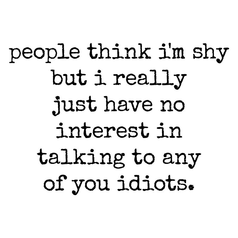 Kein Interesse an Small Talk