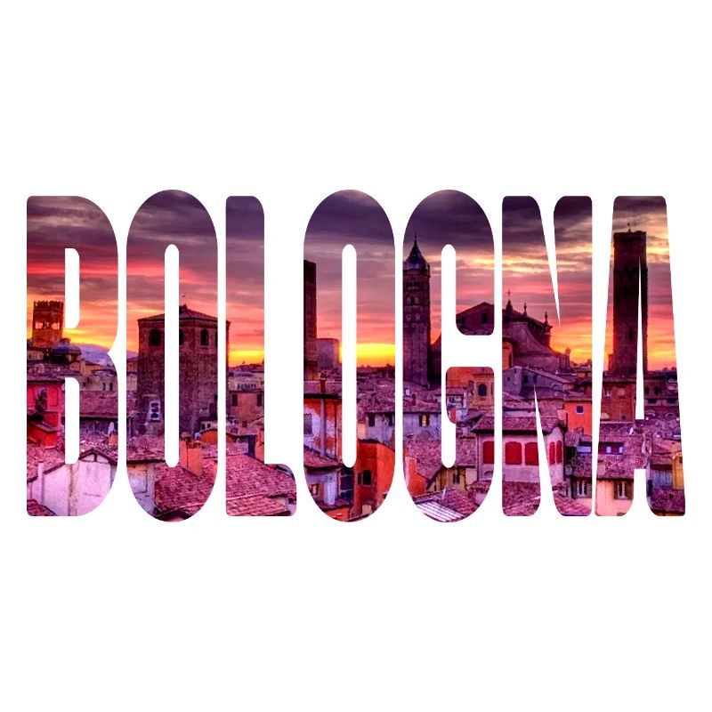 Coucher de soleil à Bologne