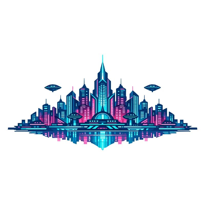 Reflet de Neon City