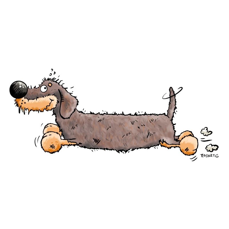 Running Dachshund