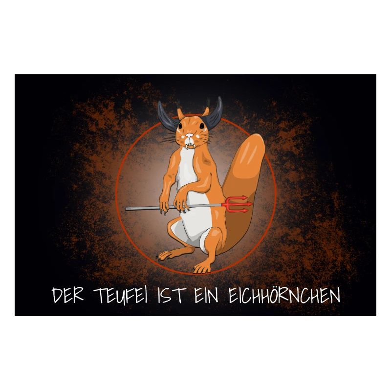 Der Teufel ist ein Eichhörnchen Horror Halloween