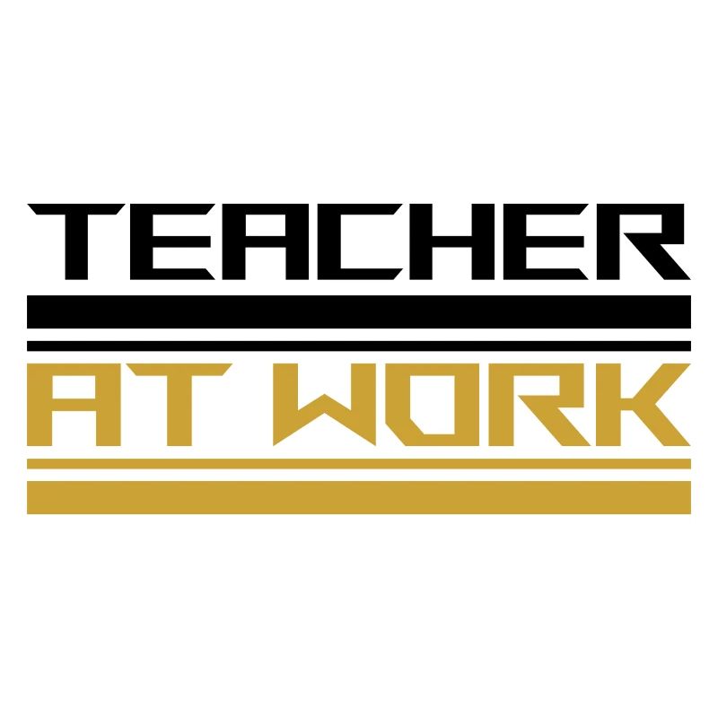 Teacher at work black