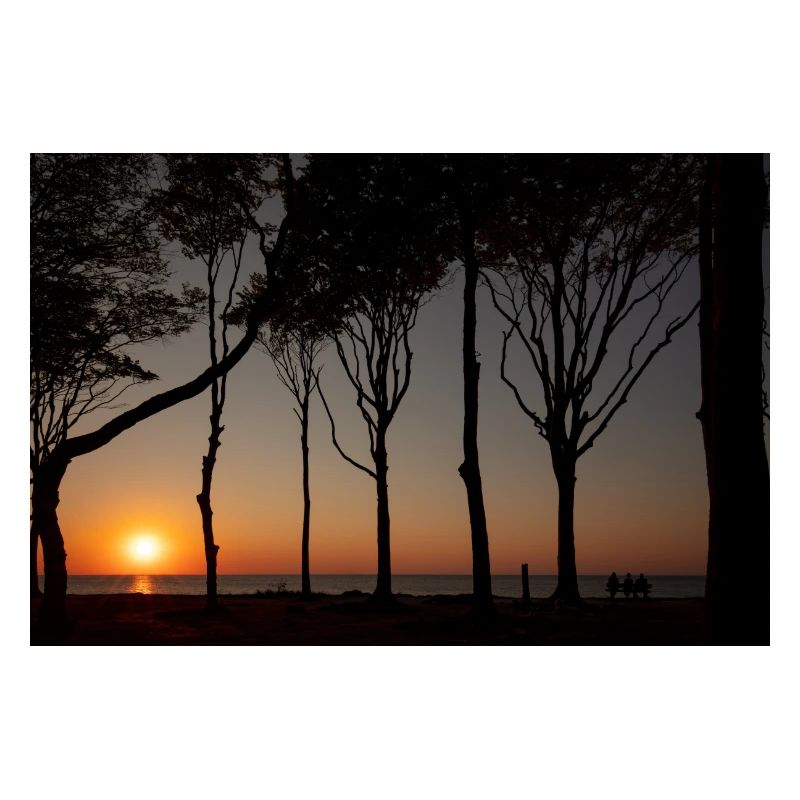 Coucher de soleil sur la mer Baltique