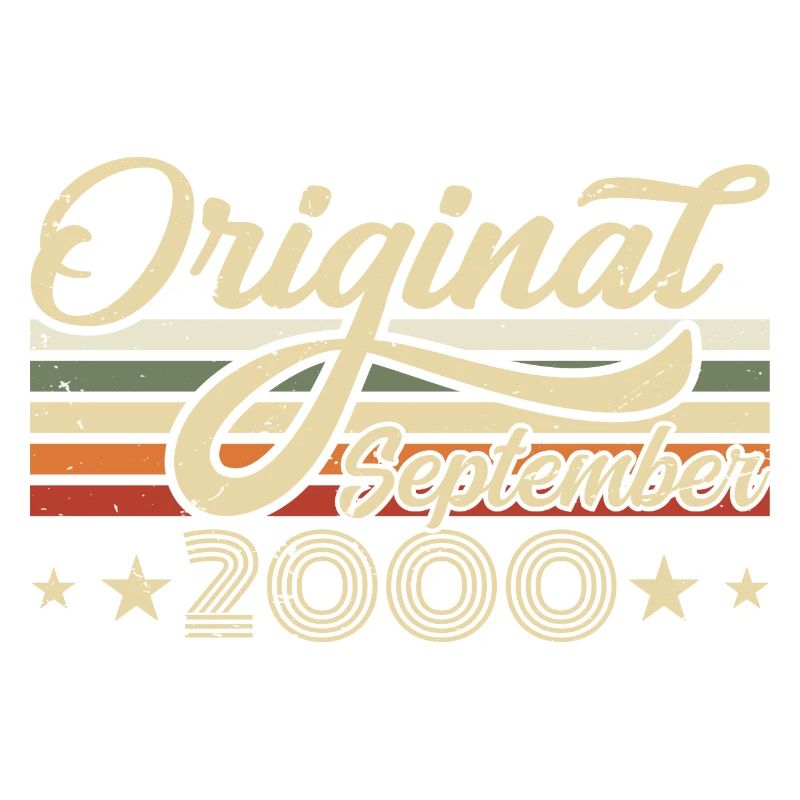 2000 September Geboren Geburtstag Geburtsjahr 2000
