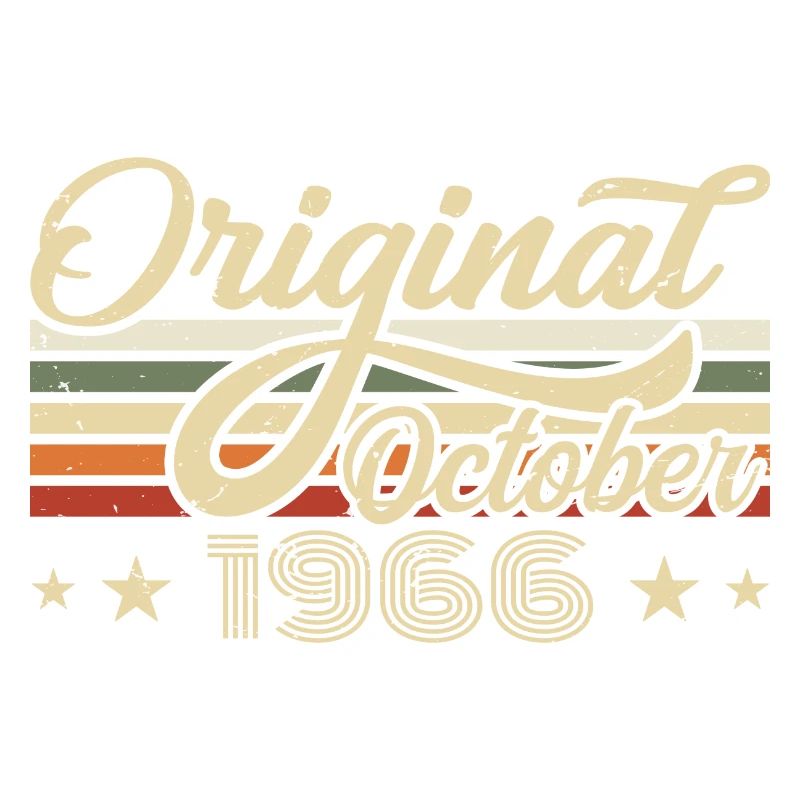 October 1966 Birthday in October - October 1966
