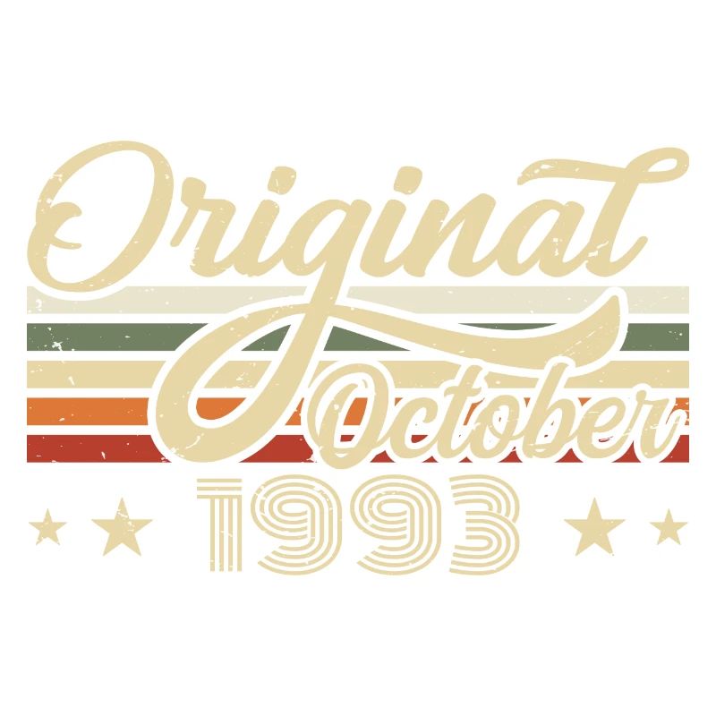Octobre 1993 Anniversaire en Octobre - Octobre 1993