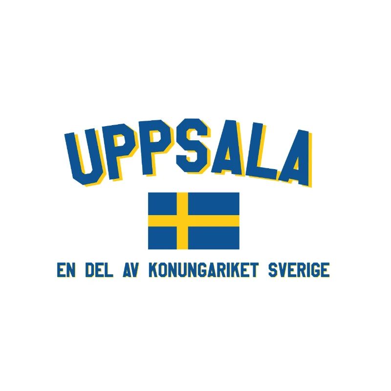 Uppsala-Logo mit Flagge