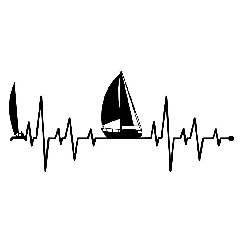 Segelboot Herzschlag