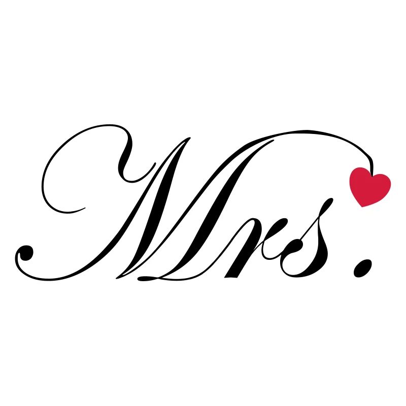 Mr and Mrs Hochzeit Herz Design Paar Geschenk