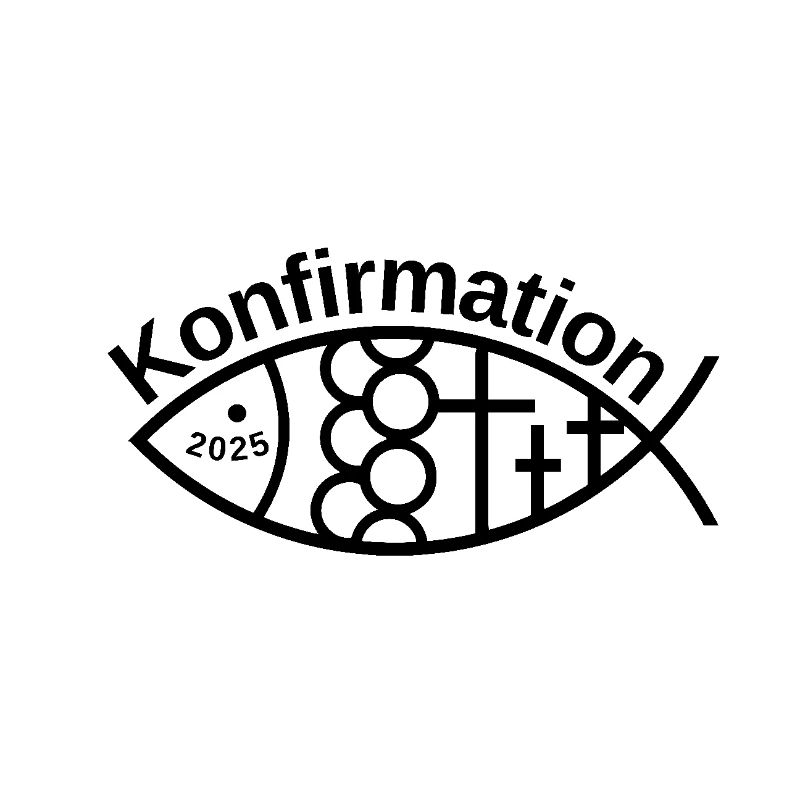 Confirmation 2025 Jésus Poisson avec 3 Croix