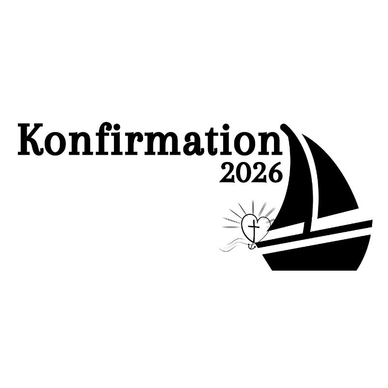 Konfirmation 2026 Horizont Schiff Kreuz Anker Herz
